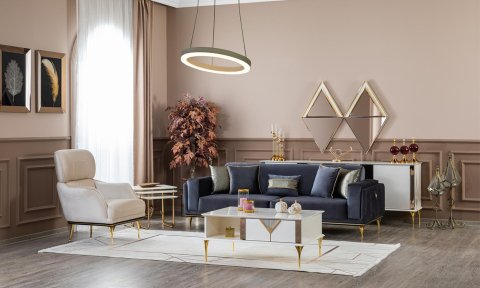Kontes Modern Koltuk Takımı (3+3+1+1)
