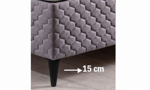 Camelli 160*200 cm Çift Kişilik Başlıklı Baza Seti