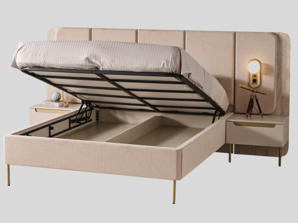 Zara Gold Yatak Odası(Bazalı Karyola)