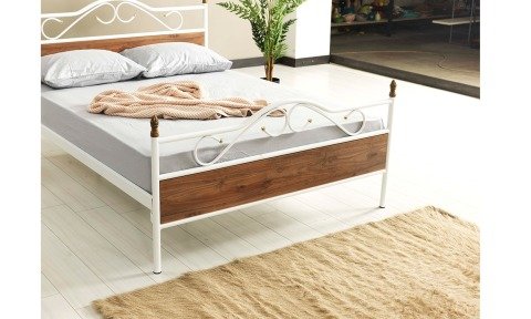 Beliz Metal Ferforje Çift Kişilik Karyola 140*200 cm