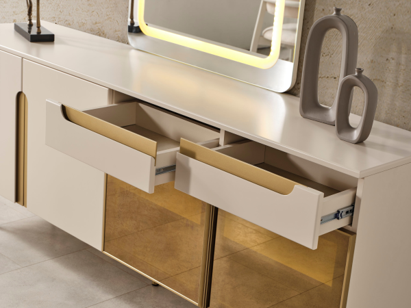 Zara Gold Yemek Odası(Konsol)