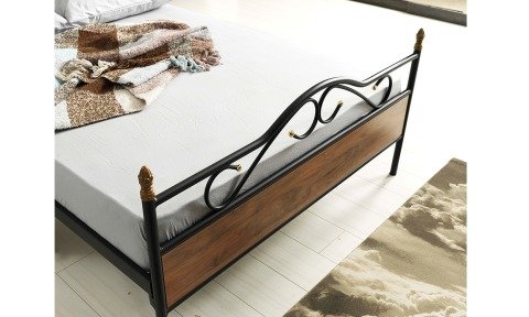 Beliz Ferforje Metal Çift Kişilik Karyola 150*200 cm