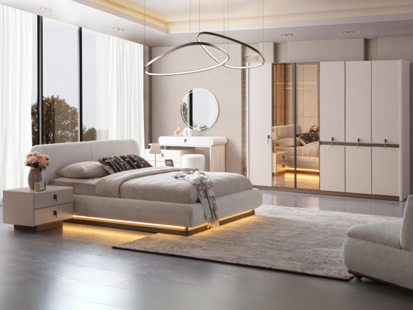 Gloria Şık Yatak Odası(Komodin)
