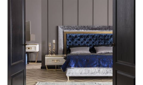 Gloria 6 Kapılı Dolaplı Yatak Odası Takımı (Bazalı)