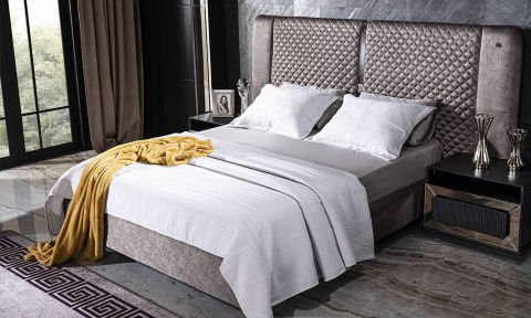 Lion Yatak Odası 160*200 cm Başlıklı Karyola