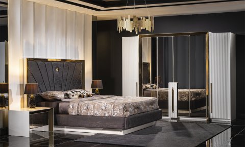 Vegas Yatak Odası 6 Kapaklı Dolap