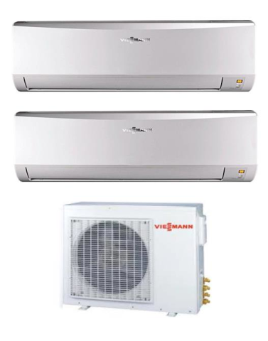 Viessmann Vitoclima Multi 1+2 Sistem (O2F3050M2) 9+12 İç 5,2 kw Dış Ünite