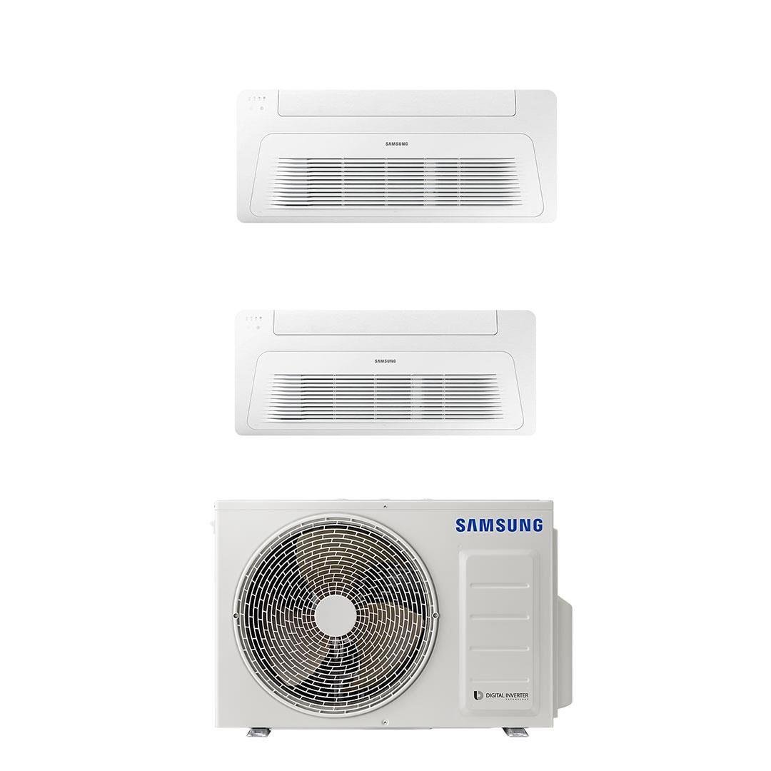 Samsung Wind Free Multi Tek Yön Kaset 1+2 Sistem (AJ050TXJ2KH/EA) 2x12000 Btu İç 5,2 kw Dış Ünite