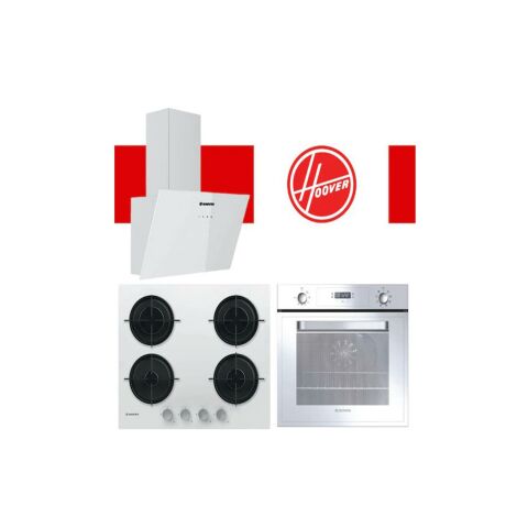 Hoover Beyaz Cam Ultra Ankastre Set ( Hdg6c1gwtk + Hvw6mw + Hot3051wi )