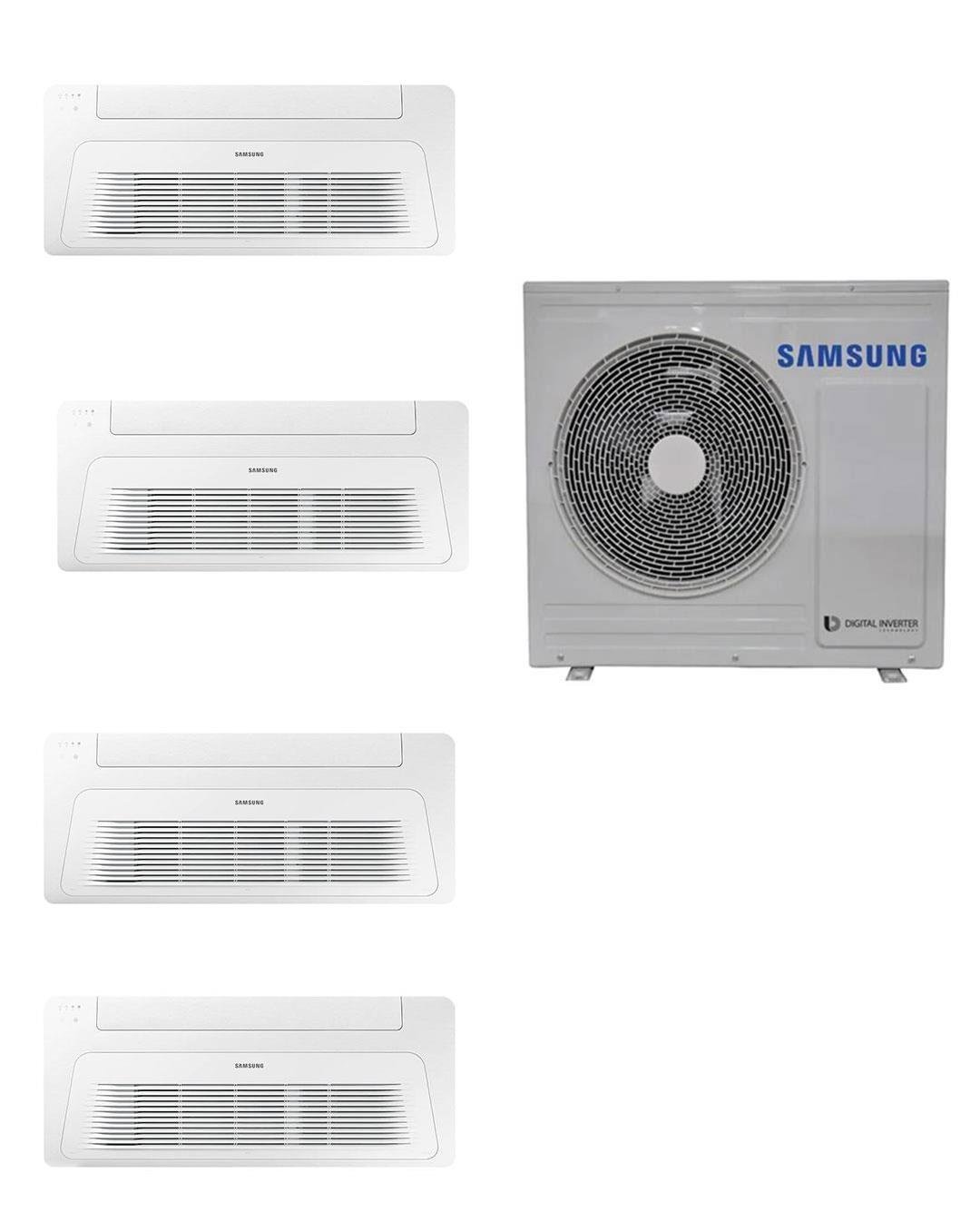 Samsung Wind Free Multi Tek Yön Kaset 1+4 Sistem (AJ100TXJ5KH/EA) 12+12+12+12 Btu 10 kw Dış Ünite