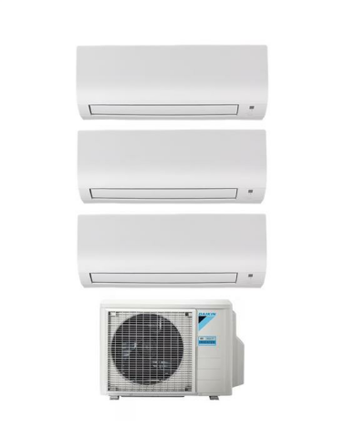 Daikin Shira Plus Multi Split Inverter Klima 1+3 Sistem (4MXM80) 12+12+12 BTU 8,0 kW R32 Dış Ünite