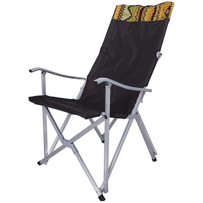 FUNKY CHAIRS Relax Al minyum Kamp Sandalyesi Siyah