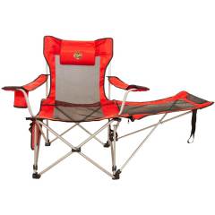 FUNKY CHAIRS Lazy 3 Plus Yatabilen Kamp Sandalyesi Kırmızı