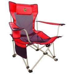 FUNKY CHAIRS Lazy 3 Plus Yatabilen Kamp Sandalyesi Kırmızı