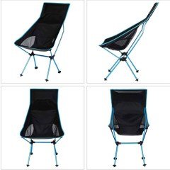 FUNKY CHAIRS Ultralight High 1180 gr Katlanır Kamp Sandalyesi Mavi