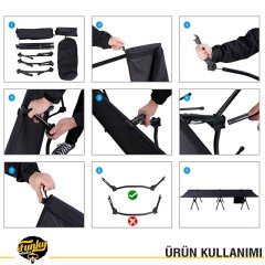 FUNKY CAMP Ultralight Alümi̇nyum Kampet