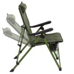 FUNKY CHAIRS Comfort 3 Kademeli Katlanabilir Kamp Sandalyesi - Haki