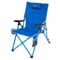 FUNKY CHAIRS Comfort 3 Kademeli Katlanabilir Kamp Sandalyesi - Mavi