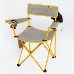 Funky Chairs Camper Katlanabilir Kamp Piknik Sandalyesi - Gri/Sarı