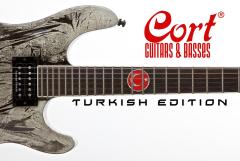 CORT TE1 ELEKTRO GİTAR TURKISH EDITION, (MIC) MİSTİK KIRIK BUZ, Seymour Duncan® (H-H)