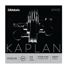 DADDARIO KAPLAN VIVO KEMAN TEL SETİ, 4/4 SCALE, HEAVY TENSION, SYNTETHIC CORE