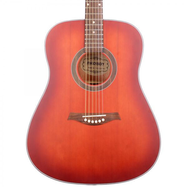 Madison MAG-41M-TRD Trans Red Akustik Gitar