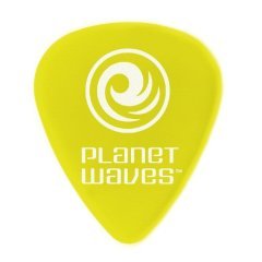 Planetwaves Pena 100 Adet Standart Büyüklükte - Duralin - Sarı Renk - Light - Medium Pena