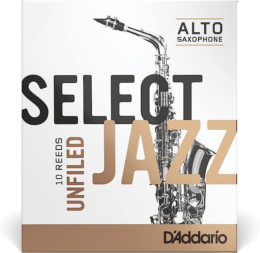 D'Addario Woodwinds Select Jazz Unfiled Alto Saksafon Kamışı No:2 Medium