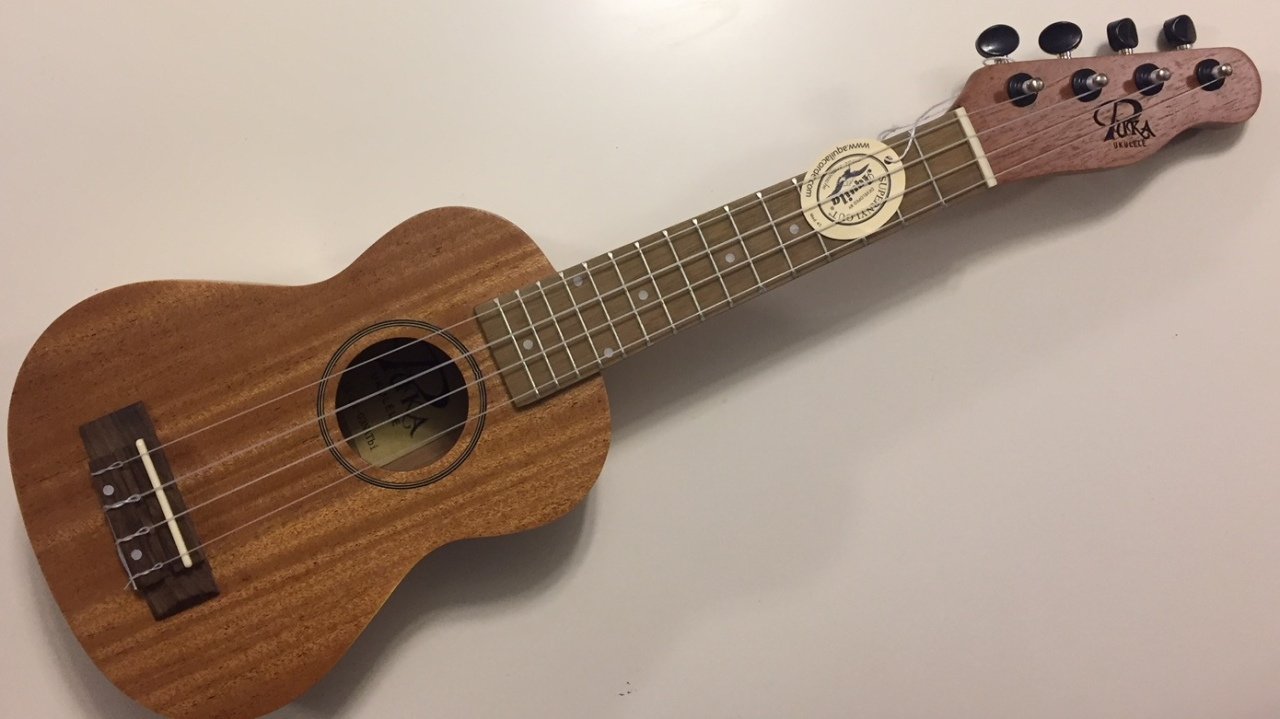 Puka Maun Soprano Fender Kafalı Ukulele UK21-03 (Kılıflı)