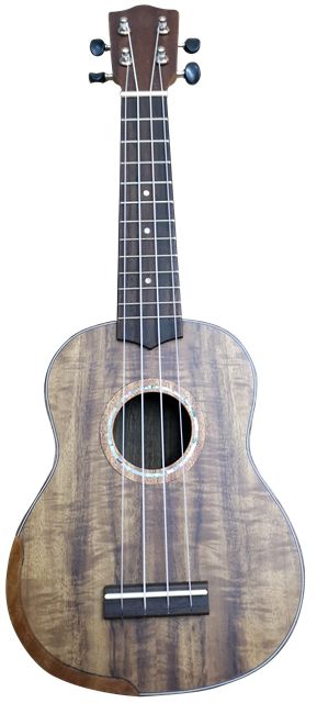 Puka Özel Yapım Kol Dayamalı Sedefli Koa Soprano Ukulele+Kılıf Hediyeli