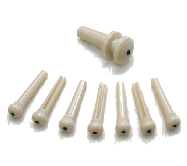 Akustik Gitar Endpin Set Beyaz