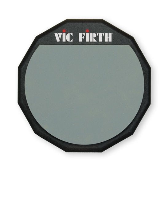 VICFIRTH 12'' TEK TARAFLI ÇALIŞMA PADI, YUMUŞAK LASTİK (SOFT RUBBER)