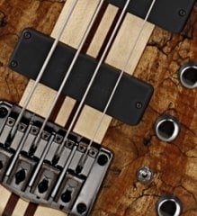 CORT A4 CUSTOM BAS GİTAR ,  NATÜREL PARLAK, ÇANTALI, MANYETİKLER: Bartolini Custom MK4CBC