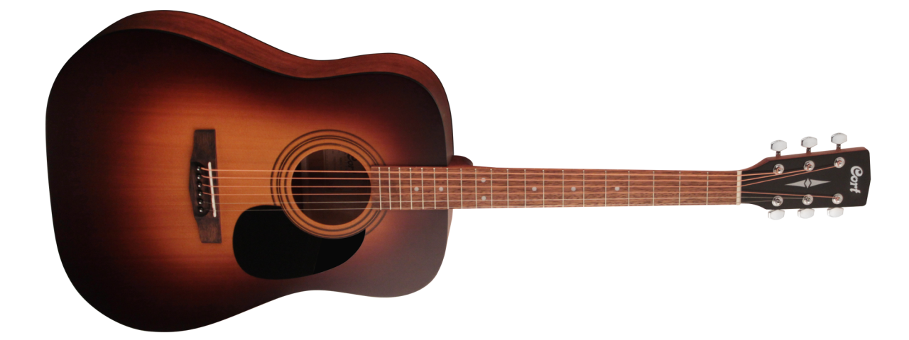 Cort Ad810SSB Sunburst Akustik Gitar+Kılıf+Askı+Pena Hediyeli