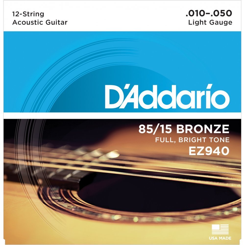 Daddario EZ940 12 Telli Akustik Gitar Tel Seti