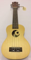 Puka Maun Ayyıldız Mat Soprano Ukulele PK-9 + Kılıf Hediyeli