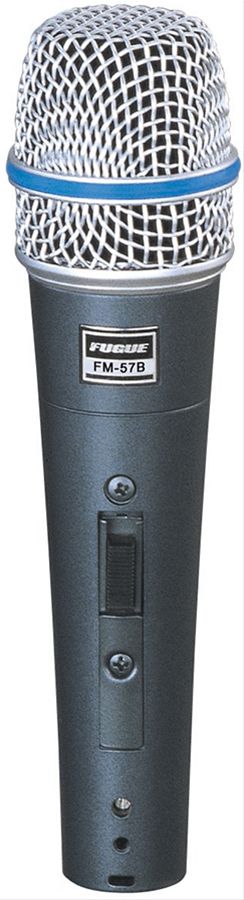 FUGUE FM-57B MİKROFON KABLOLU DİNAMİK TEK YÖNLÜ 600 OHM 50HZ - 14 KHZ