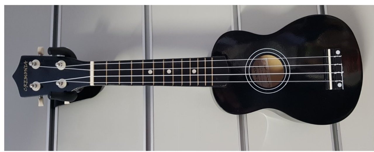 CREMONIA AU01L-21BK UKULELE 21'', PARLAK SİYAH, SOPRANO, KILIFLI