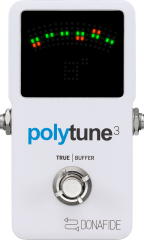 Tc Electronic Polytune3 Tuner ve Buffer Pedalı