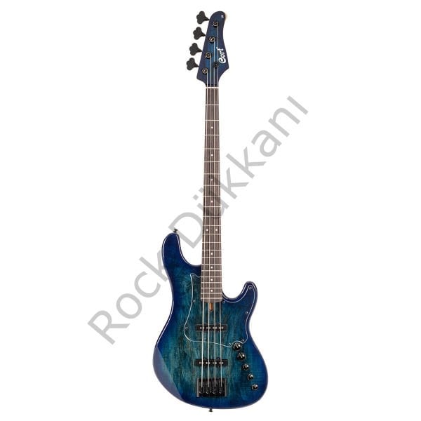 BAS GİTAR, 4 TELLİ, BLUE BURST, KILIFLI