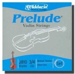 DADDARIO KEMAN TEL SETİ, PRELUDE, SCALE 3/4, MEDIUM TENSION, STEEL CORE