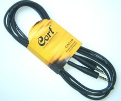 CORT CA510 GİTAR KABLO GÜRÜLTÜSÜZ (NOISLESS) CABLE 5M SİYAH