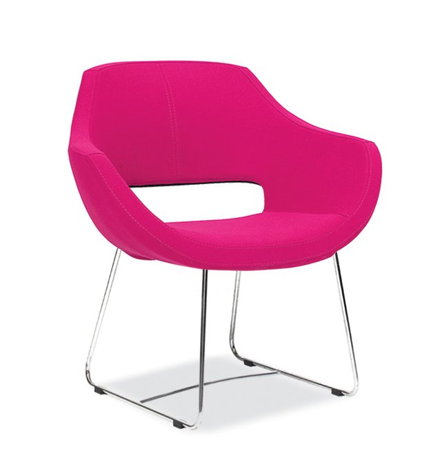 Delta Misafir Koltuğu Krom Tel Ayaklı