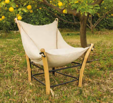 Lap  İroco Teak Ahşap Lounge Koltuk Su Geçirmez Kumaş