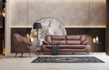 Elit Konforlu Sofa Koltuk Takımı Kademeli Açılabilir Sr