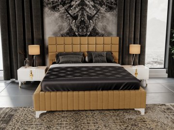 Efsane Mdf Retro Bazalı Özel Yatak Odası Takımı Ss