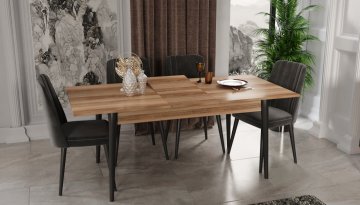 Pırıltı Mdf Avangart Yemek Odası Takımı Ss