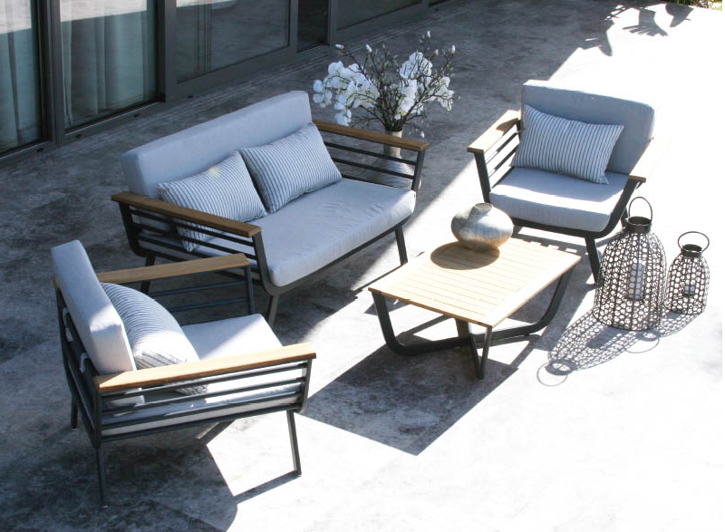 Romeo Alüminyum Sofa Garden Bahçe Balkon Takımı 2-1-1