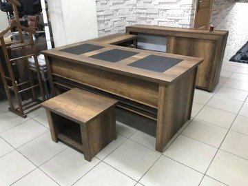 Dominant Ofis Büro Oturma Gruplu Makam Koltuklu Yönetici Masa Takımı