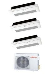 Viessmann Vitoclima Multi Tek Yön Kaset 1+3 Sistem (O4F3062M2) 9+9+12 Btu İç 6,8 kw Dış Ünite